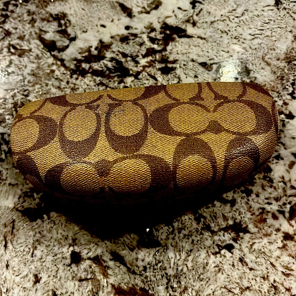 Coach glasses/sunglasses hard case.